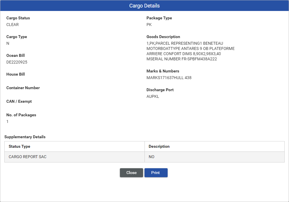 How to Search Messages in Cargo Status Report Help Centre