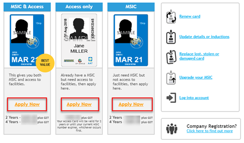 MSIC/Access - How do I apply for a card? – Help Centre