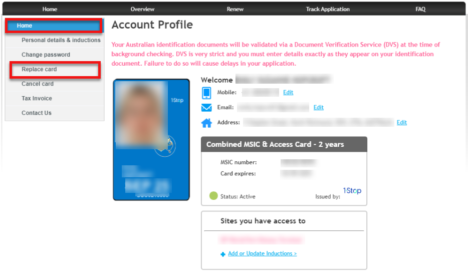 MSIC/Access - How do I get a replacement card? – Help Centre