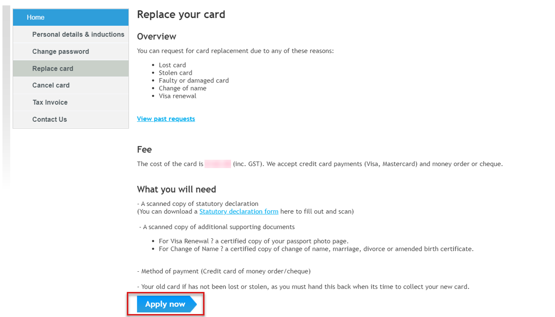 MSIC/Access - How do I get a replacement card? – Help Centre